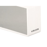 LED budík Karlsson KA5879WH, 15cm